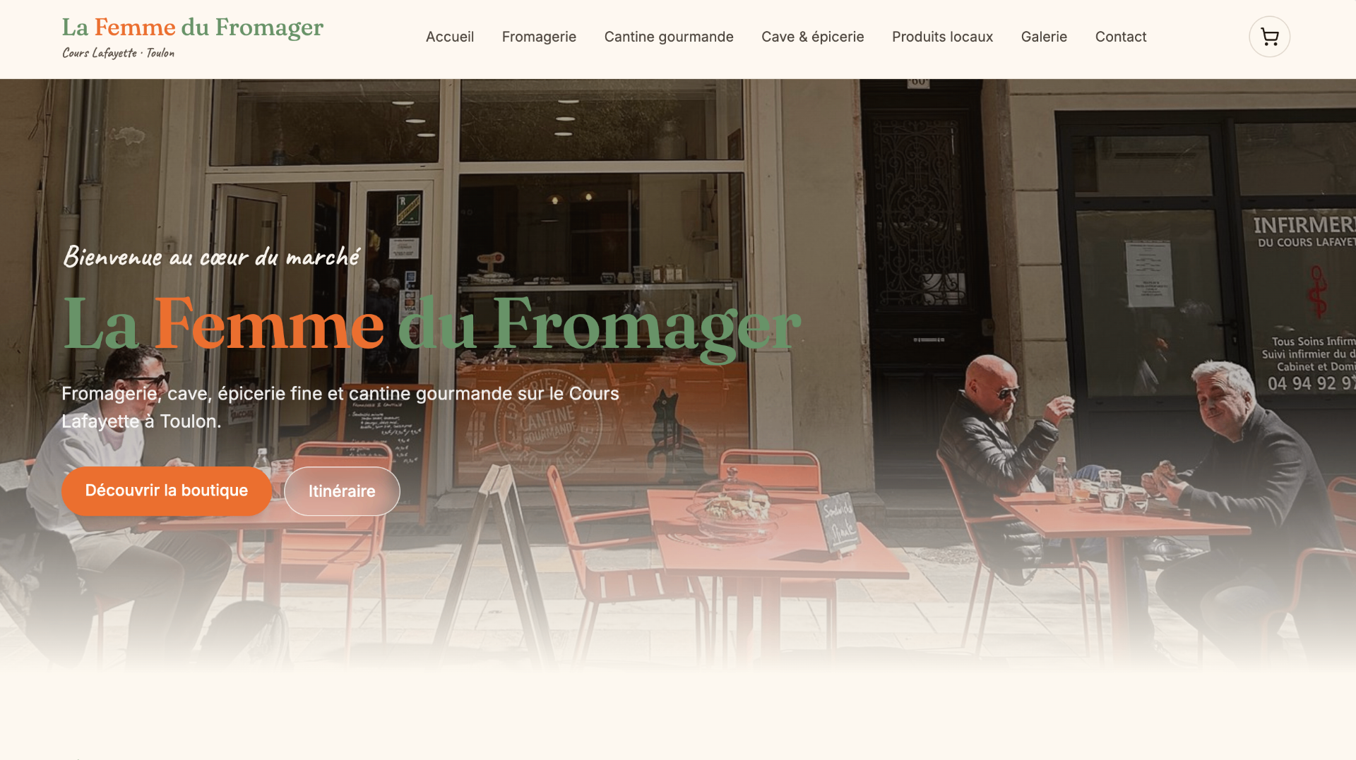 Aperçu du site lafemmedufromager.fr