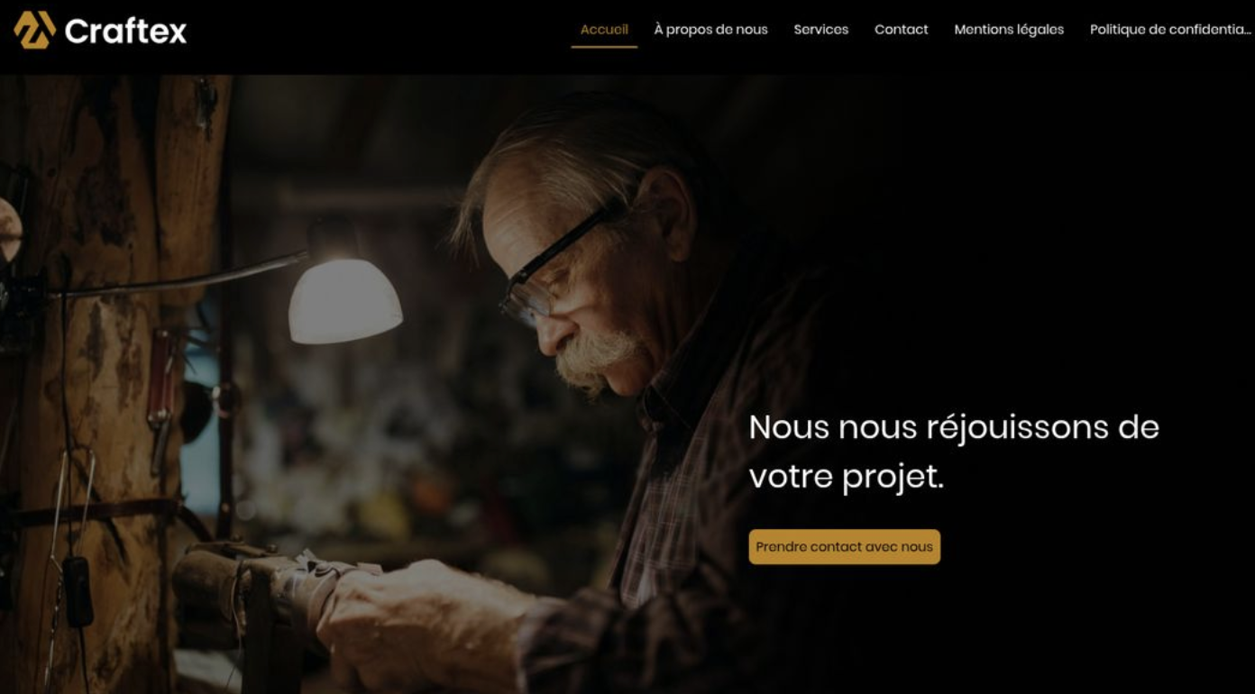 Aperçu du site craftex.fr