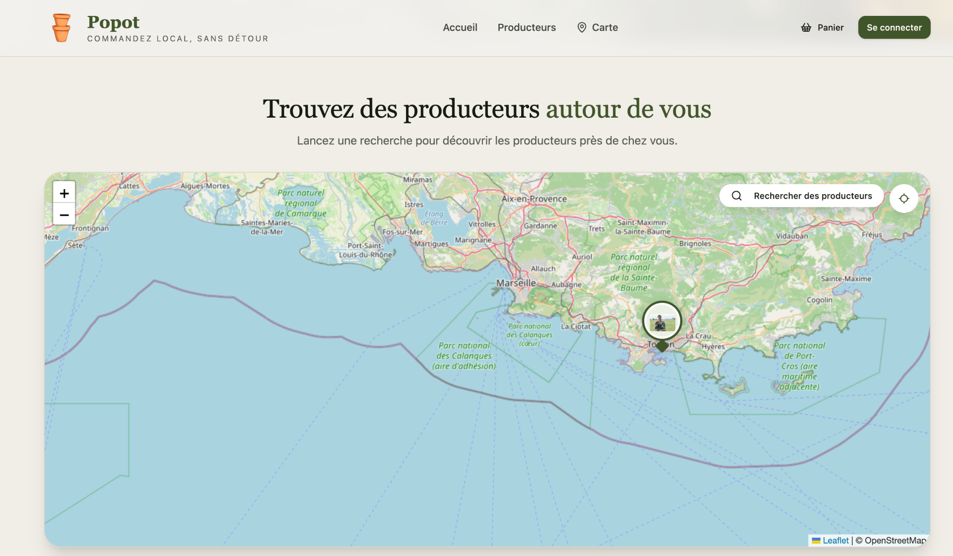 Aperçu du site popot.fr